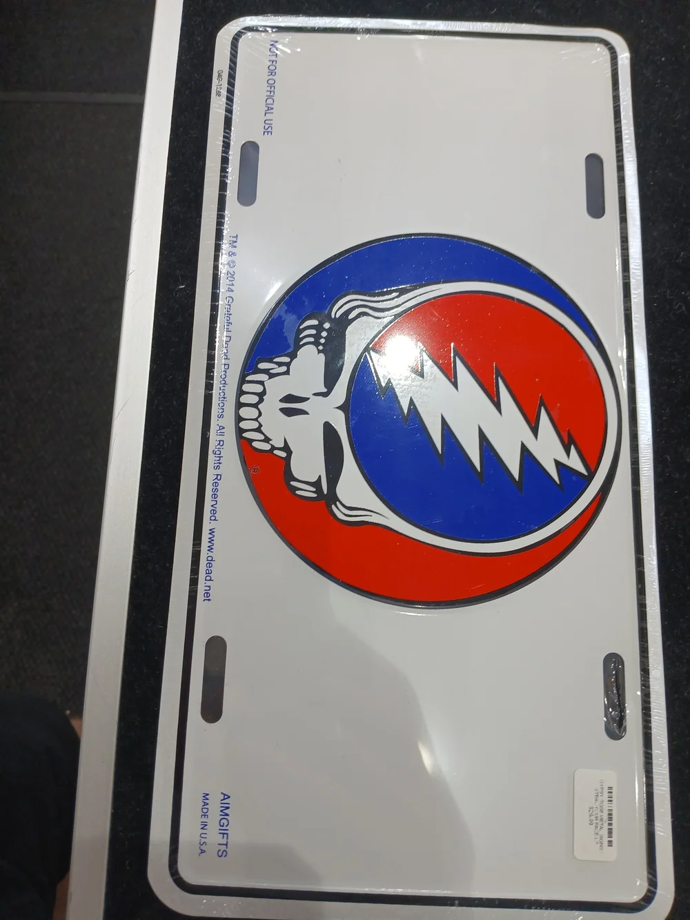 RARE License plate decoration pieces, 4pcs